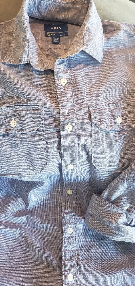 Mens long sleeve button down shirt